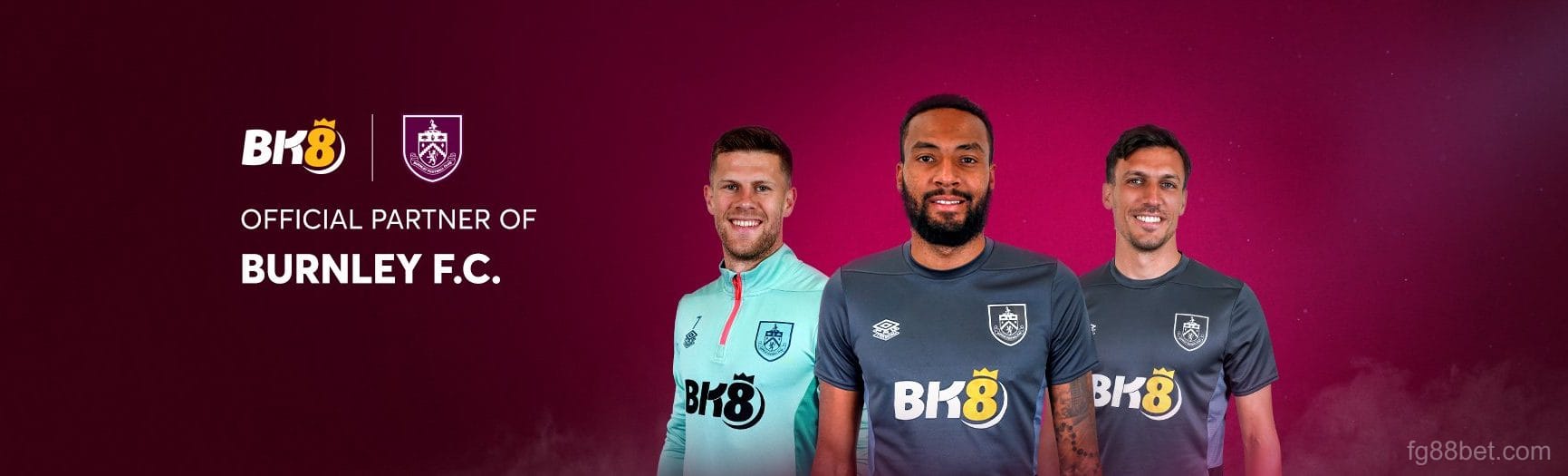 Đối tác chính thức của BK8 và Burnley FC